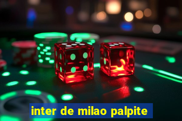 inter de milao palpite